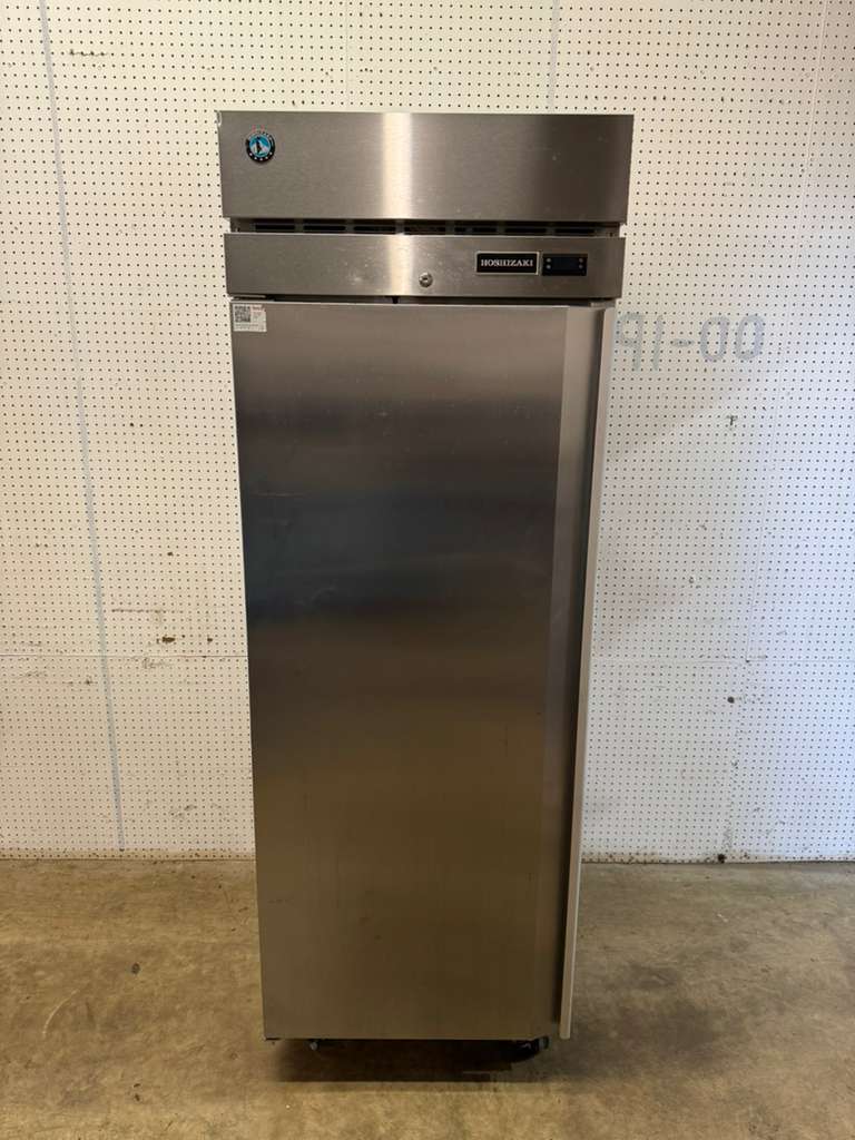 Used 27 1/2" Hoshizaki R1A-FSL Stainless Solid Door Reach-In Refrigerator - TH1