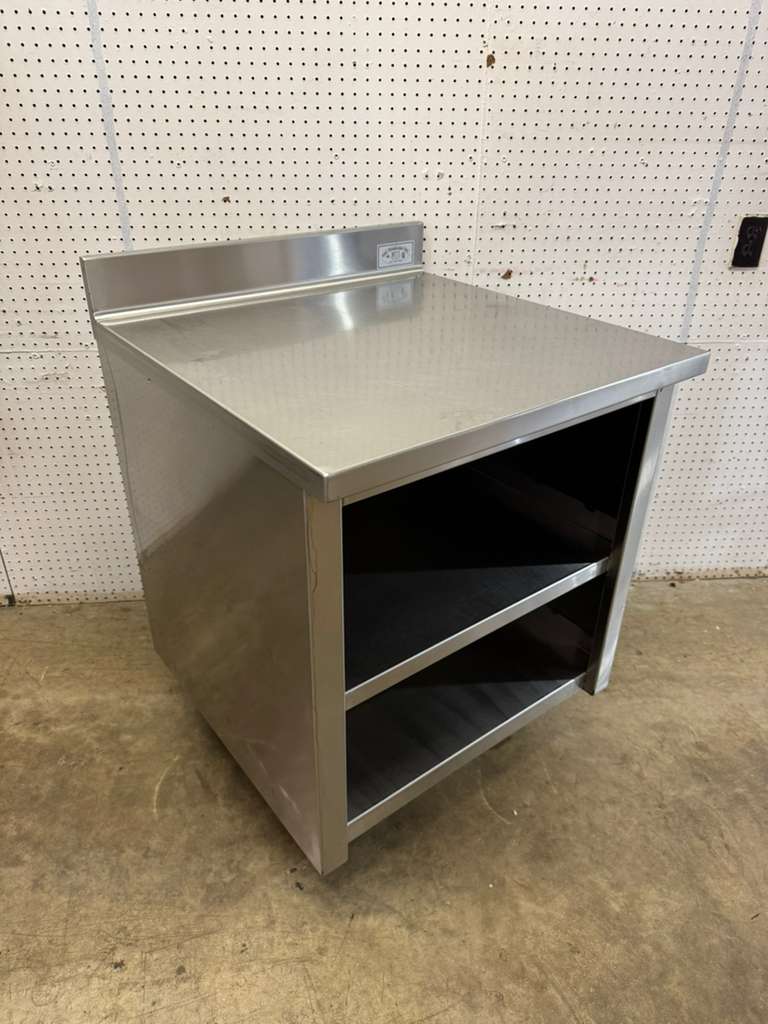 Used 29"x 29" Stainless Steel Cabinet Stand