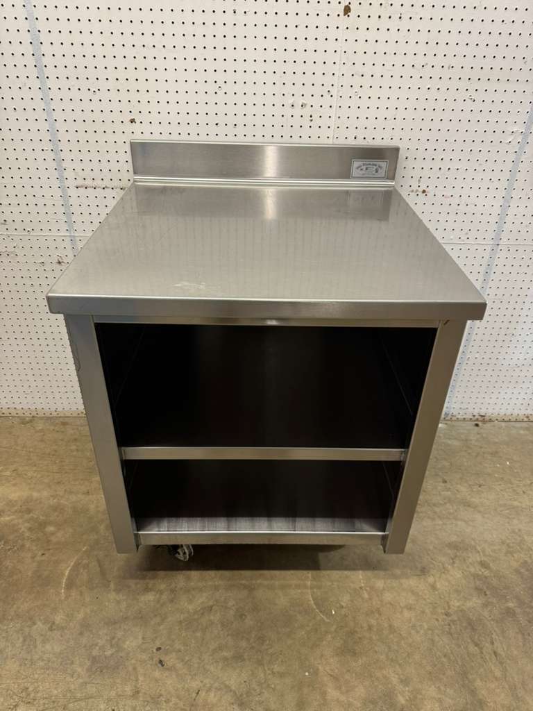 Used 29"x 29" Stainless Steel Cabinet Stand