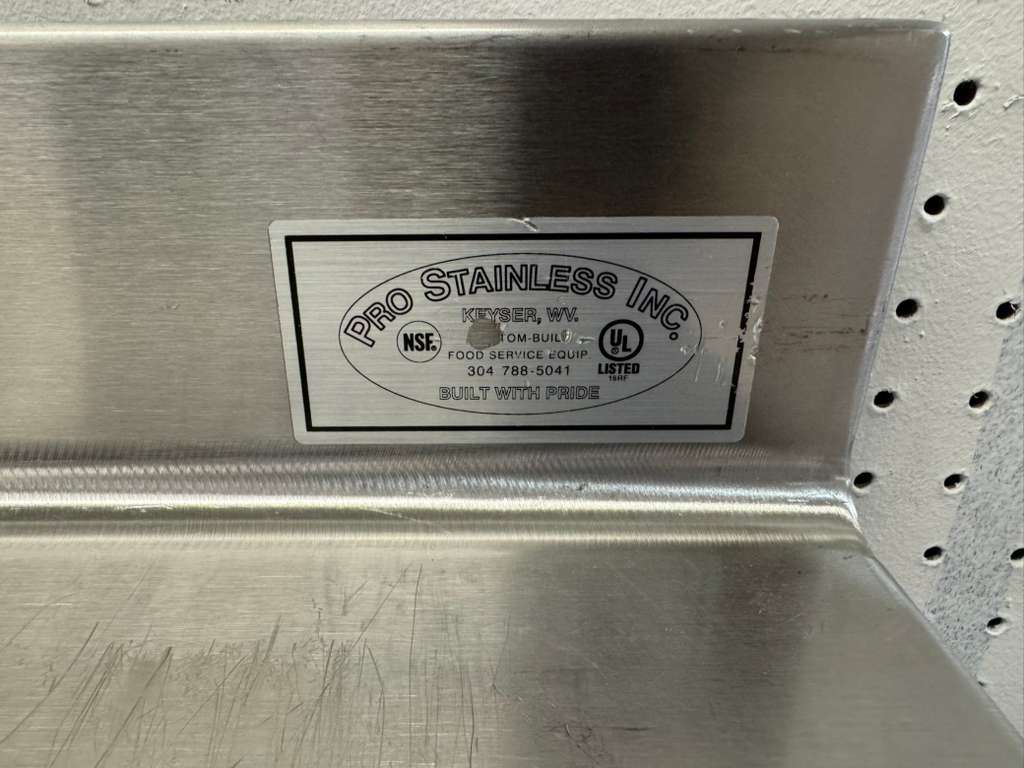 Used 29"x 29" Stainless Steel Cabinet Stand