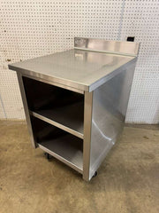 Used 24”x29.25 Stainless Steel Work Stand Cabinet