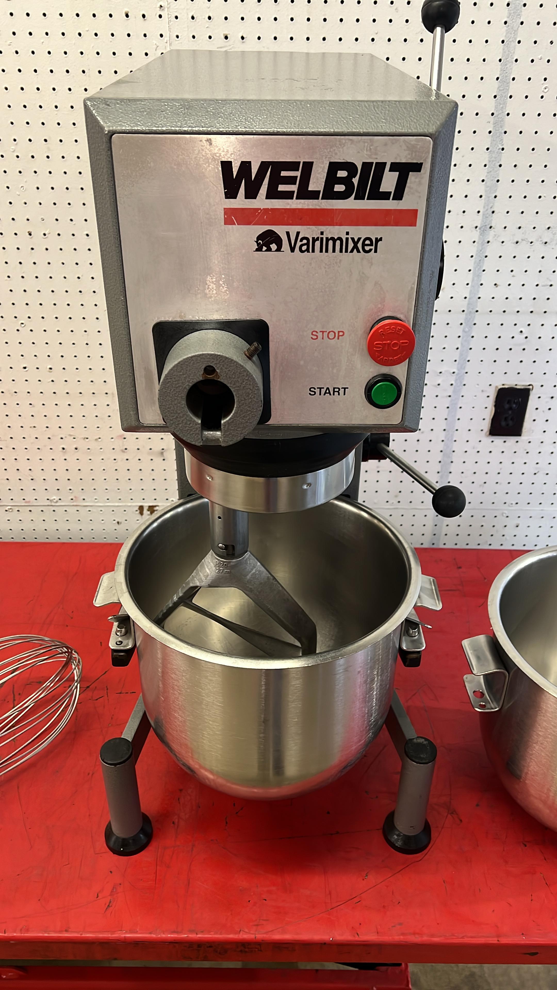 Used 20qt Varimixer W20 Planetary Variable Speed Bench Mixer 115V, 1 hp