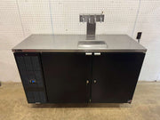 Used Perlick DDS60 60" Black Direct Draw Beer Dispenser Refrigerator Kegerator