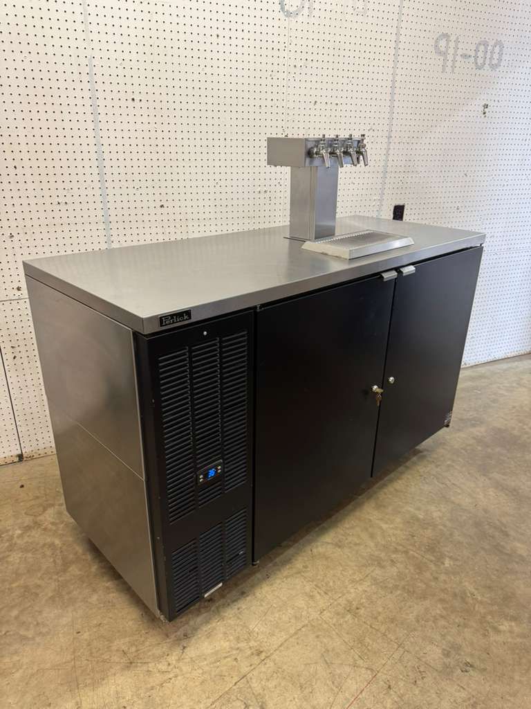 Used Perlick DDS60 60" Black Direct Draw Beer Dispenser Refrigerator Kegerator
