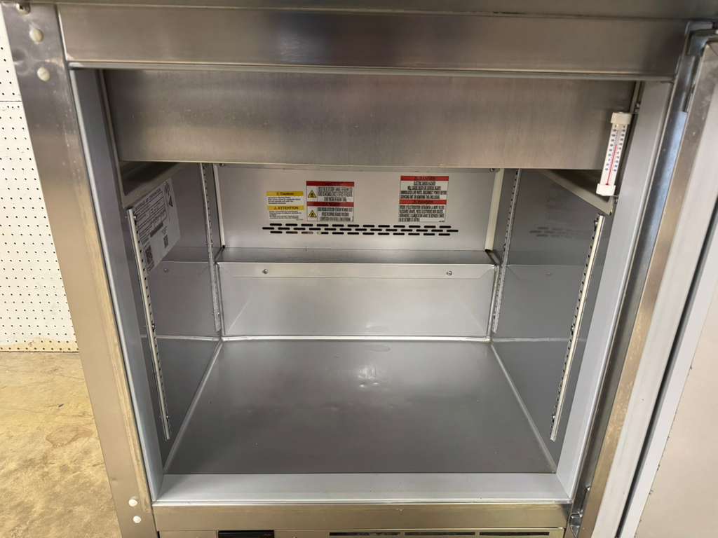 Used 27" Beverage-Air SPE27HC-12M-B 1 Door Mega Top Refrigerated Prep Table - FG4