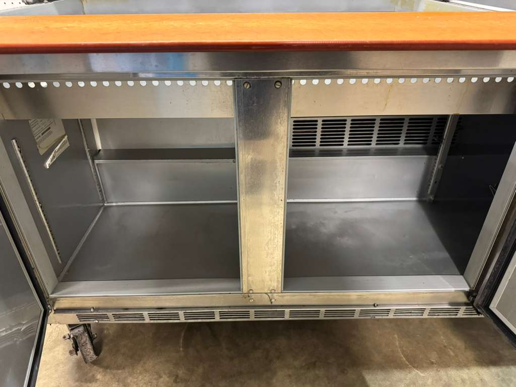 Used Beverage-Air SPE72HC-30M 72" 3 Door Mega Top Refrigerated Prep Table 120V