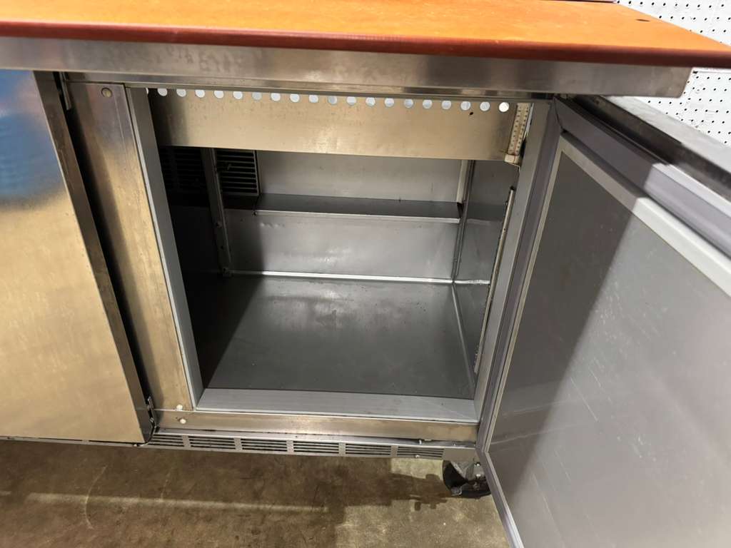 Used Beverage-Air SPE72HC-30M 72" 3 Door Mega Top Refrigerated Prep Table 120V