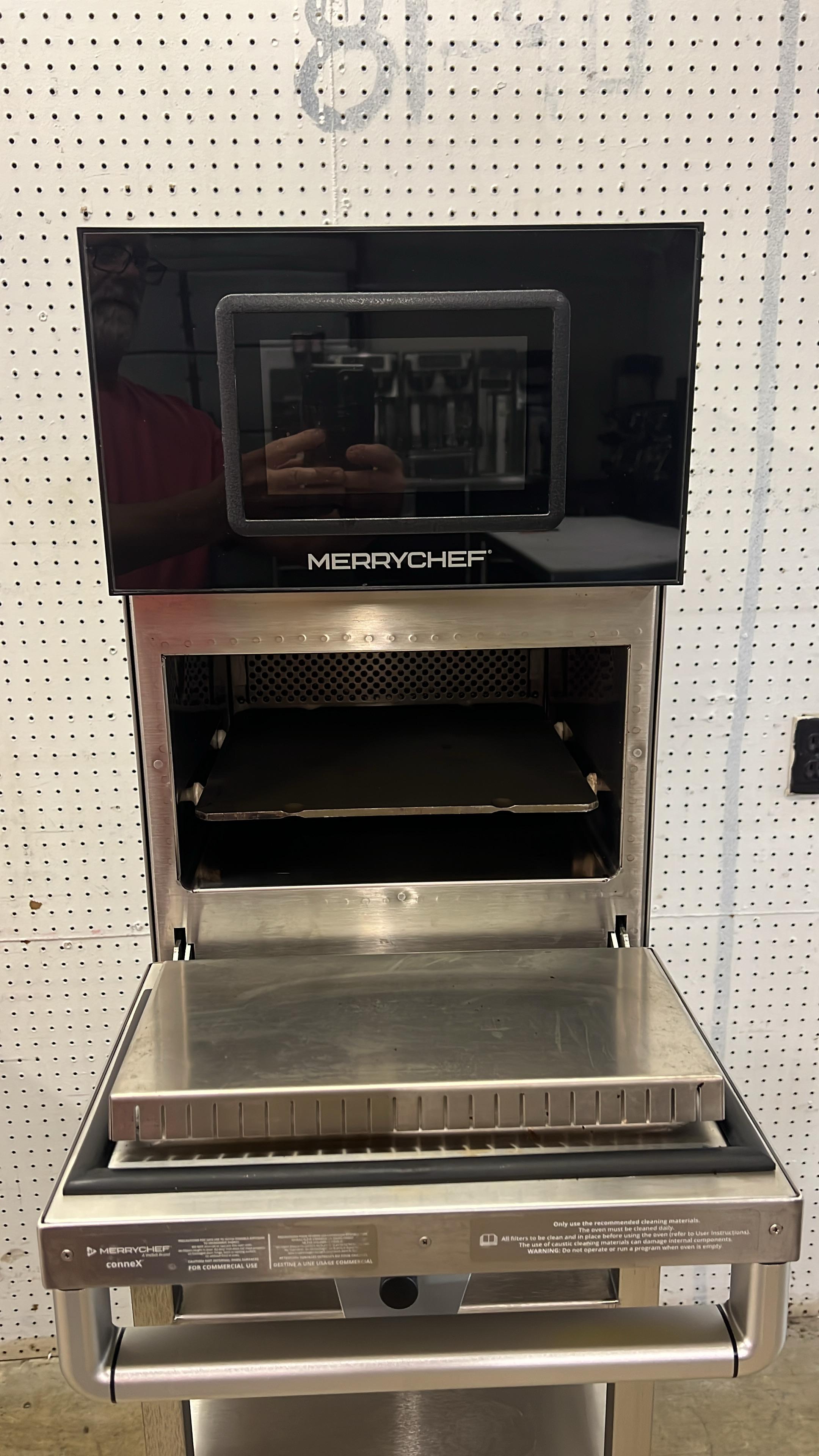 Used 2024 Merrychef conneX12 Accelerated High-Speed Oven with Cart 208-240V - JJ