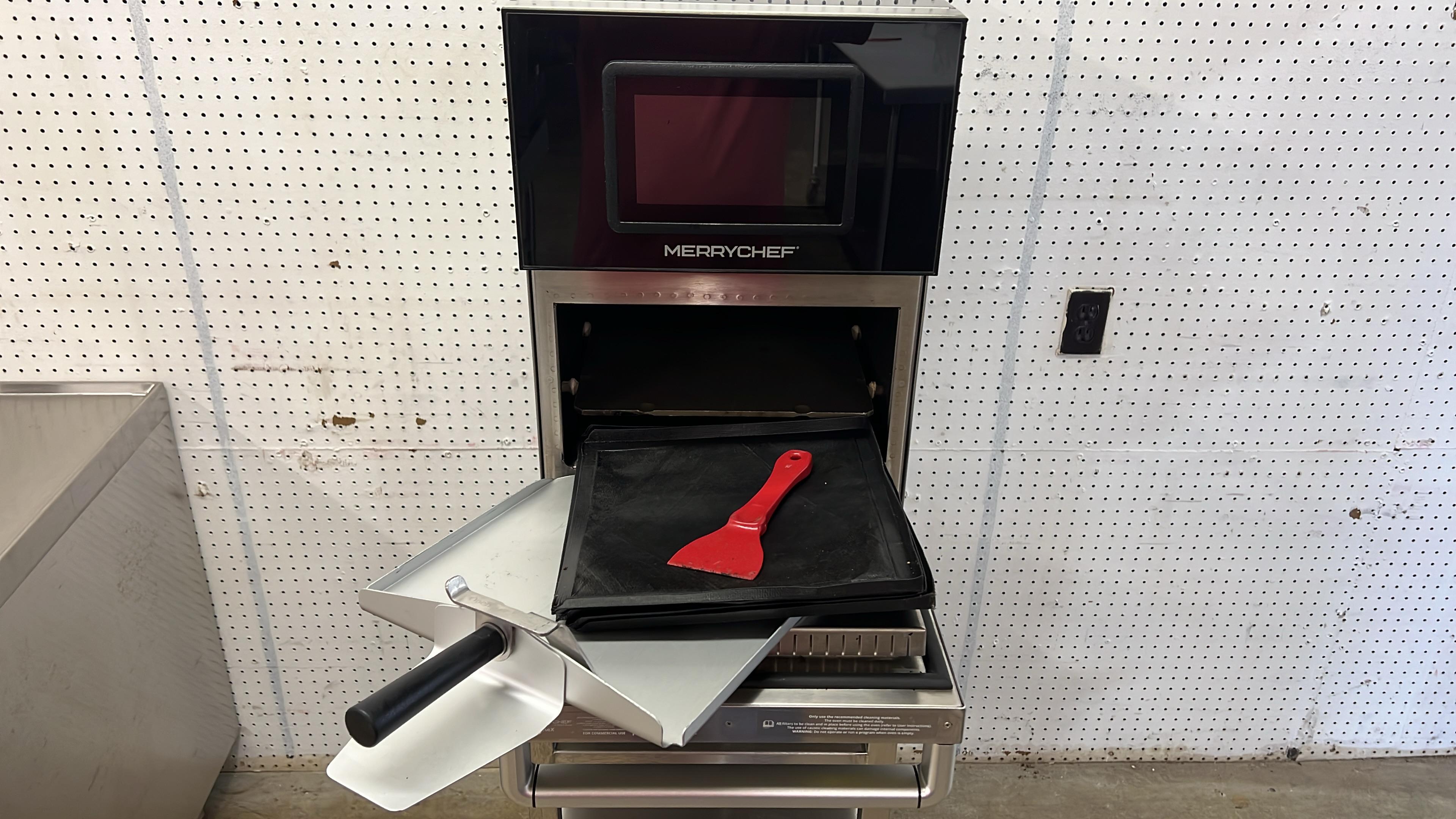 Used 2024 Merrychef conneX12 Accelerated High-Speed Oven with Cart 208-240V - JJ