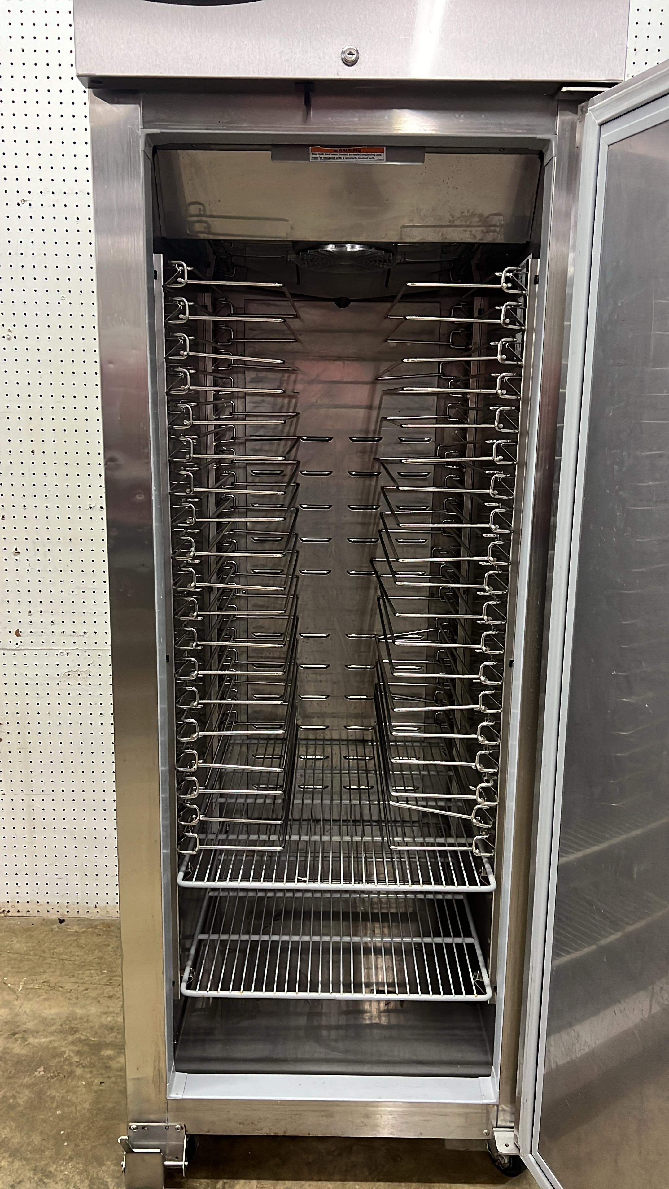 Used Hoshizaki CR1S-FS Stainless Single Door Top Mount Reach In Refrigerator - JJ