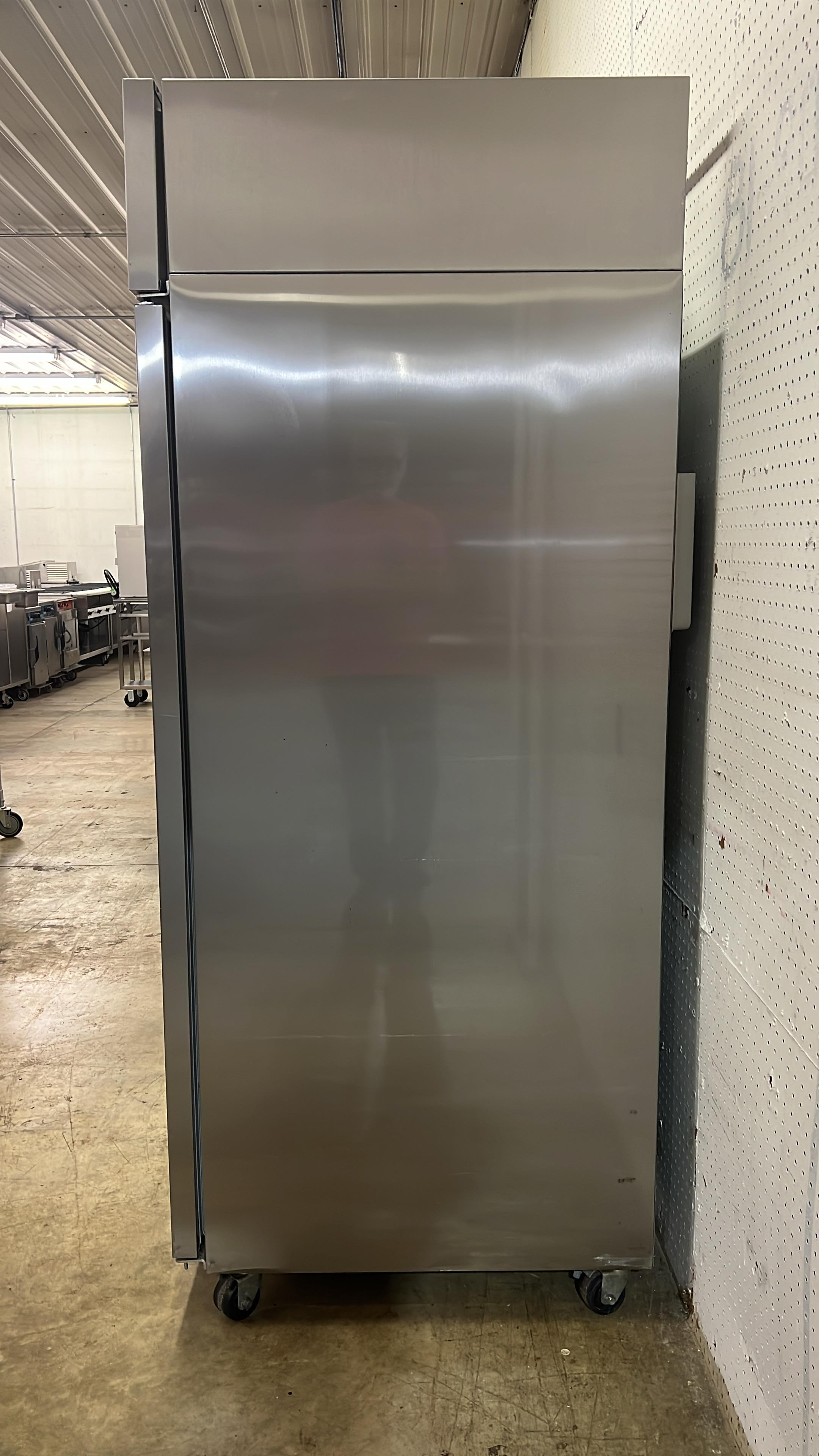 Used Hoshizaki CR1S-FS Stainless Single Door Top Mount Reach In Refrigerator - JJ