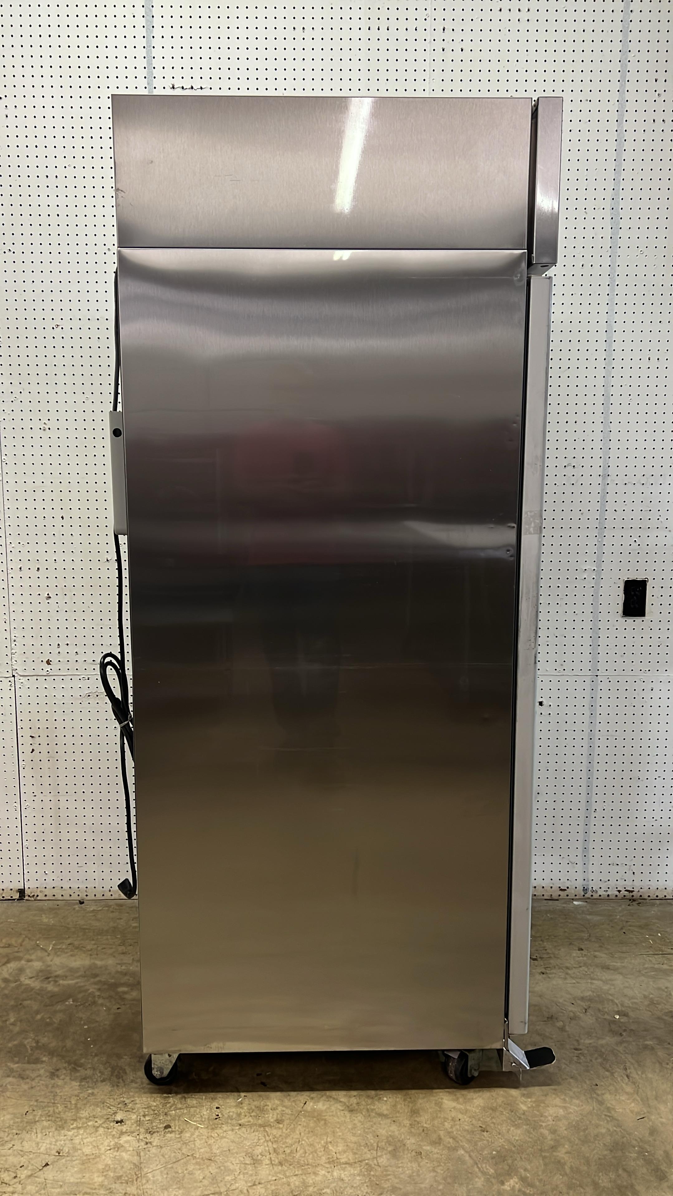 Used Hoshizaki CR1S-FS Stainless Single Door Top Mount Reach In Refrigerator - JJ