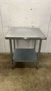 Used 30" x 30" x 34" Stainless Steel Table = JJ