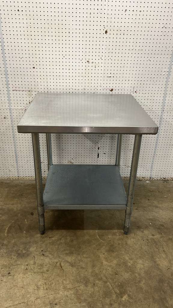 Used 30" x 30" x 34" Stainless Steel Table = JJ