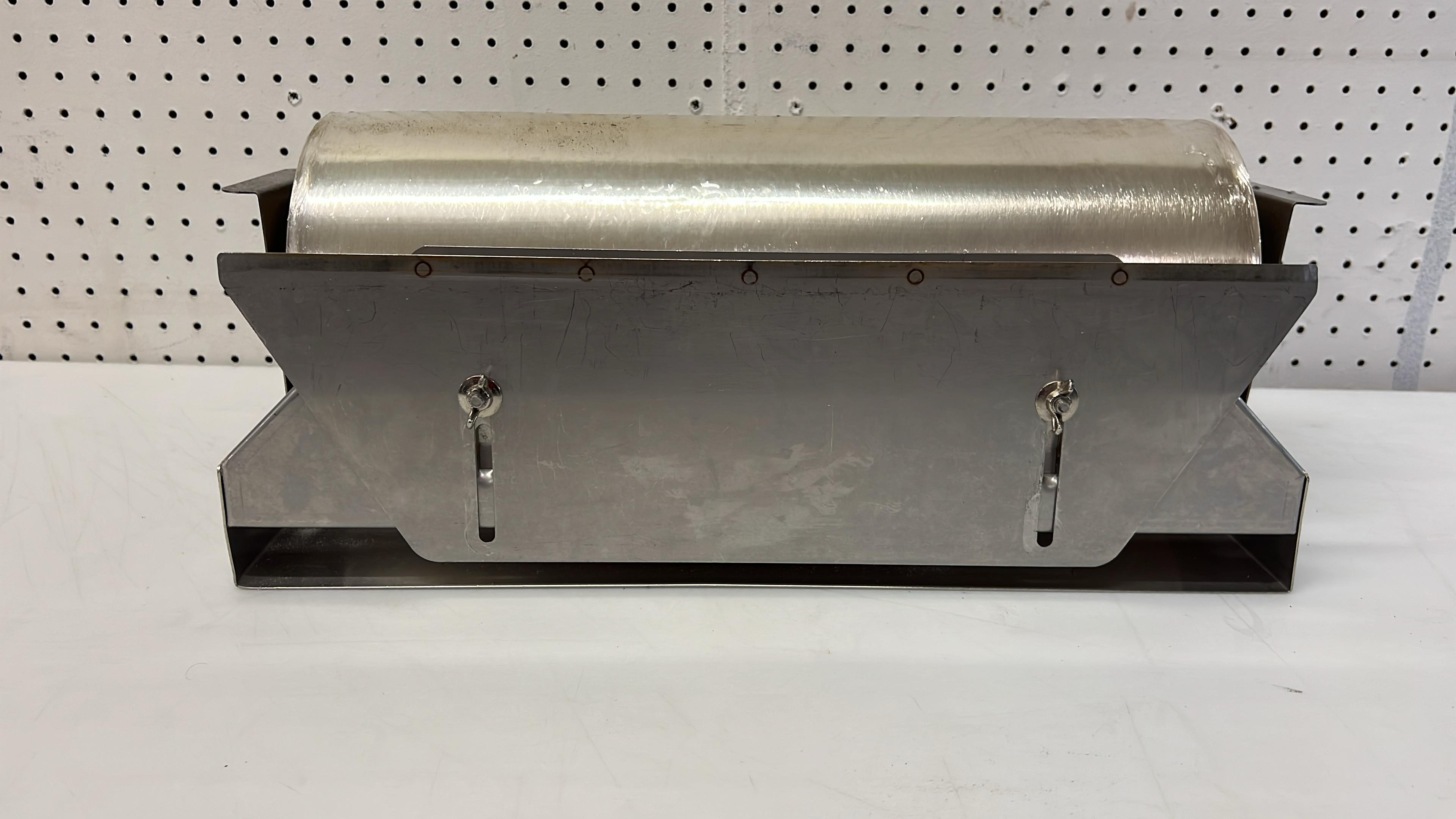 Used Stainless Steel Food Wrap Dispenser - JJ