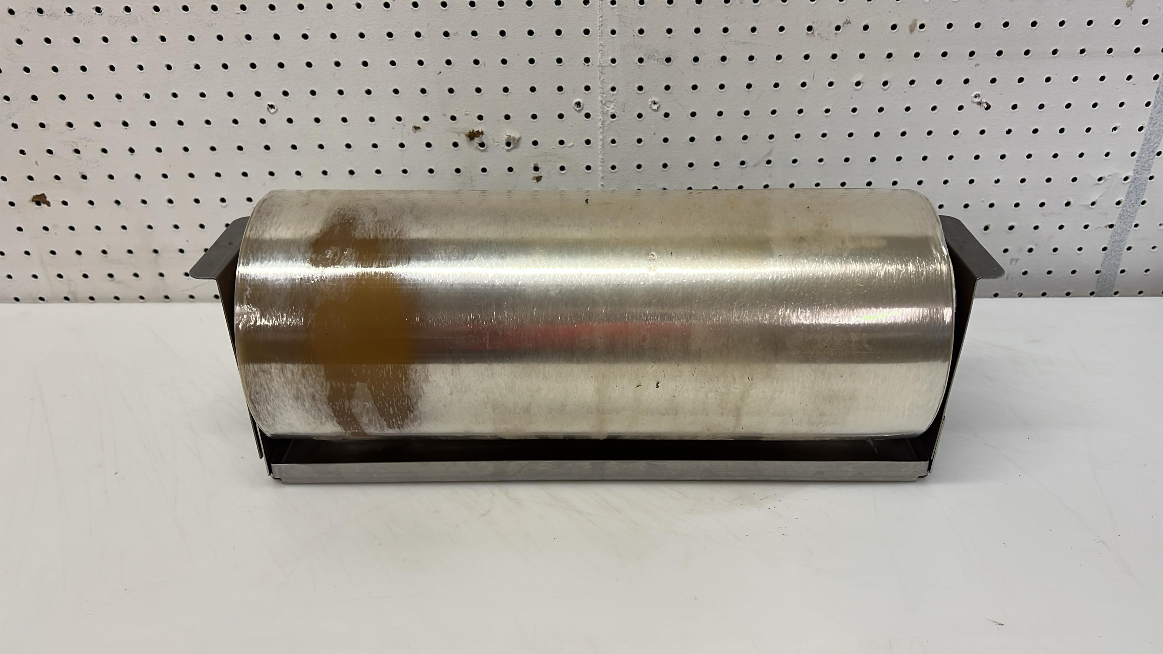 Used Stainless Steel Food Wrap Dispenser - JJ