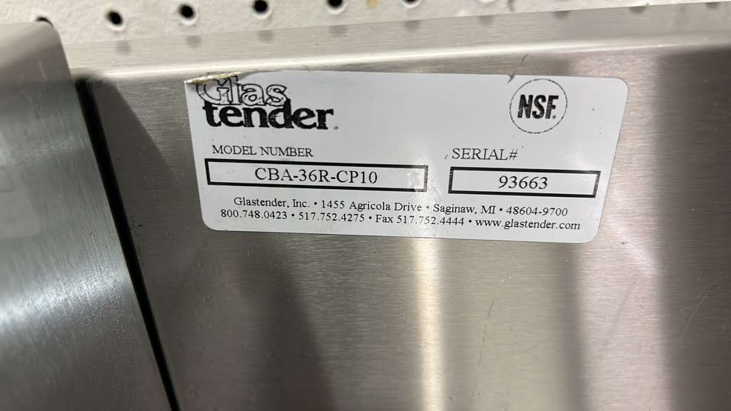 Used 64" Glastender Undercounter Stainless Cocktail Station with Ice Bin and Drain Board - RL