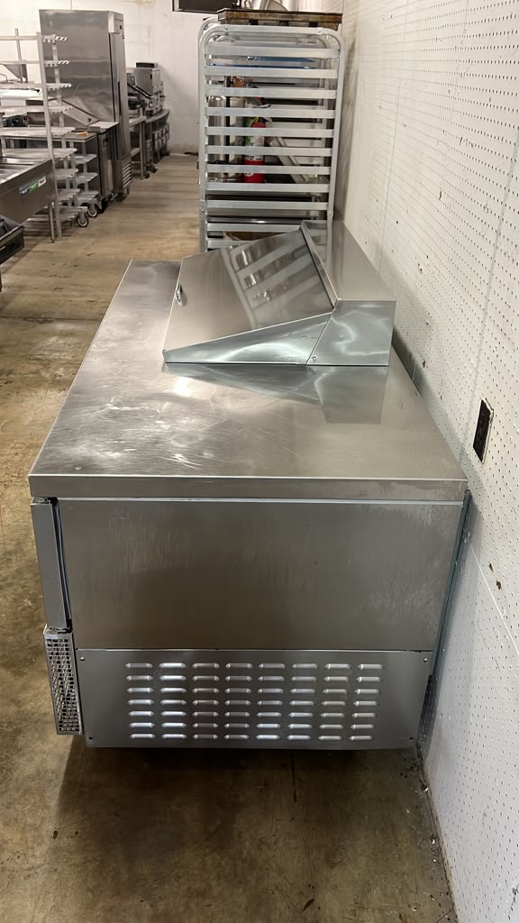Used 68" Continental Ref RA68N18M Refrigerated Sandwich Prep Table 115V - STS