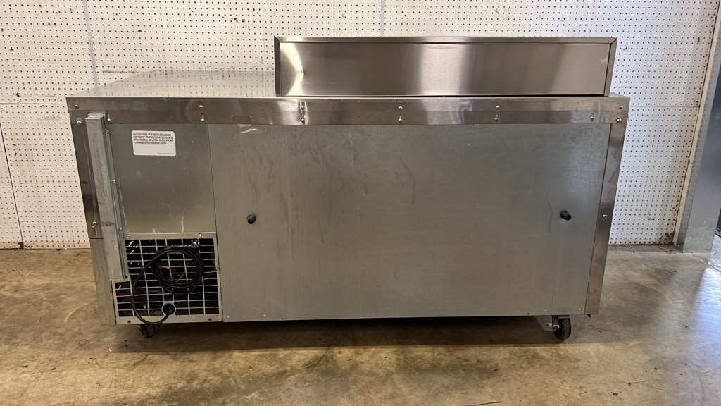 Used 68" Continental Ref RA68N18M Refrigerated Sandwich Prep Table 115V - STS