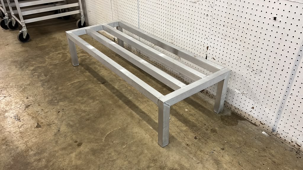 Used 48" x 20" x 12" Aluminum Dunnage Rack - STS