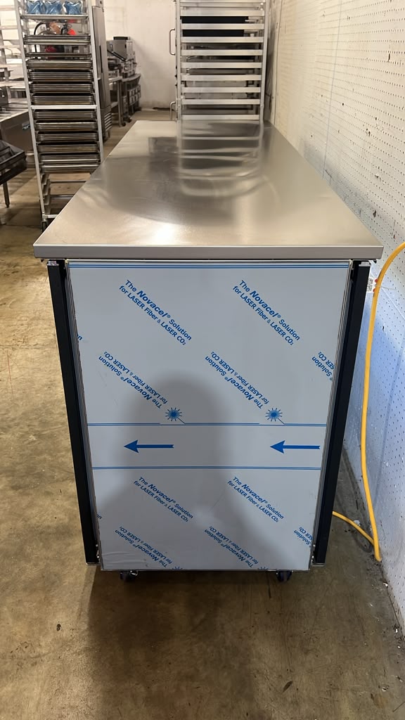Used 2023 84" Krowne KPT84L-GSS-LRR/LRR Pass Thru Back Bar Cooler Refrigerator - STS