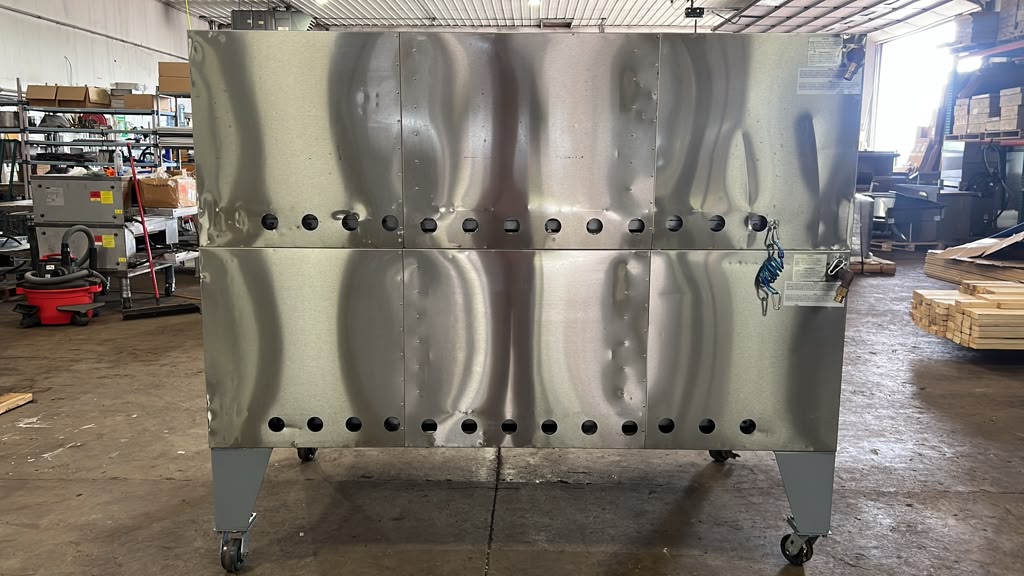 Used 2017 60" Bakers Pride Y-600 NG Super Double Deck Pizza Oven - STS