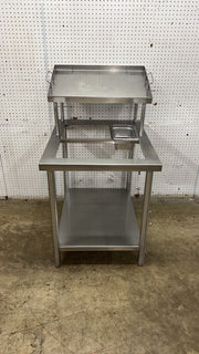 Used 26" x 34" Stainless Steel Breading Station