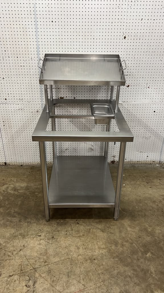 Used 26" x 34" Stainless Steel Breading Station