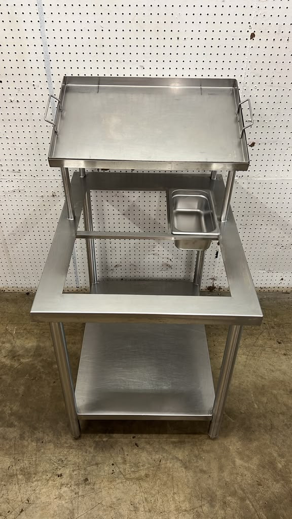 Used 26" x 34" Stainless Steel Breading Station