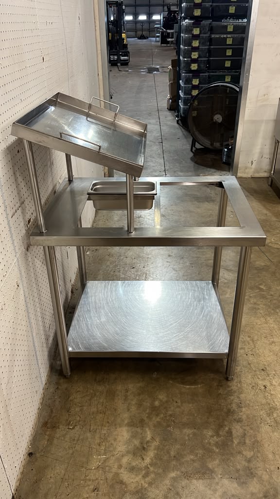 Used 26" x 34" Stainless Steel Breading Station