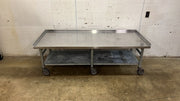 Used 72.5" x 30" Stainless Steel Equipment Stand with Casters