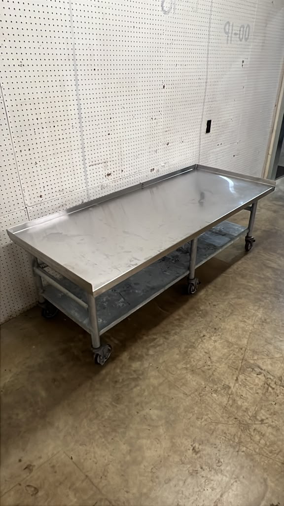 Used 72.5" x 30" Stainless Steel Equipment Stand with Casters