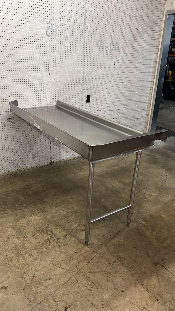 Used 72" x 30" Stainless Steel Dish Table - GC