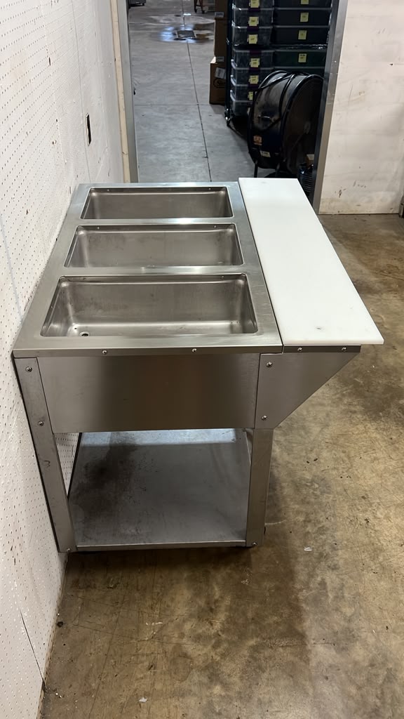 Used 44" Piper Products Stainless Steel 3 Sealed Well Steam Table 208V - STS