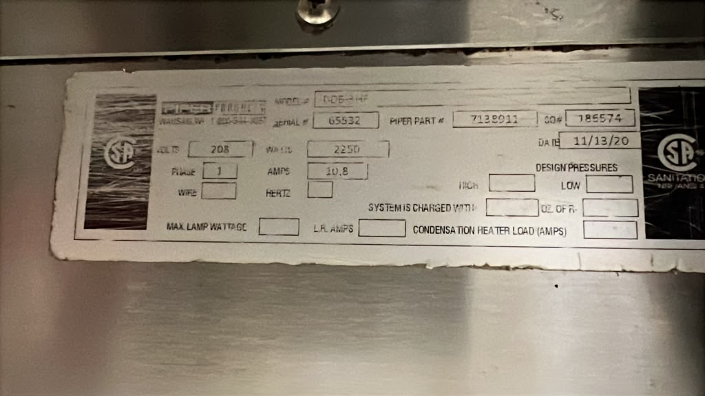 Used 44" Piper Products Stainless Steel 3 Sealed Well Steam Table 208V - STS