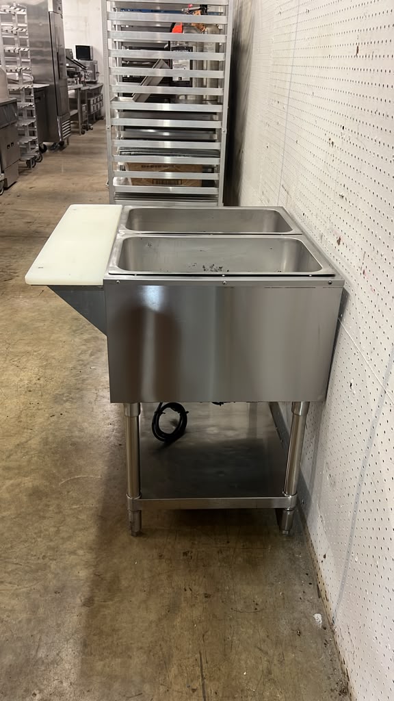 Used CookRite CSTEA-2C, 30" Electric Steam Table, 2 Pan Capacity - 120V - GC