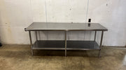 Used 84" x 30" Stainless Steel Table - TH6