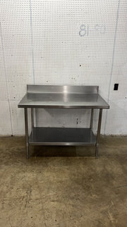 Used 48" x 30" Stainless Steel Table - TH6