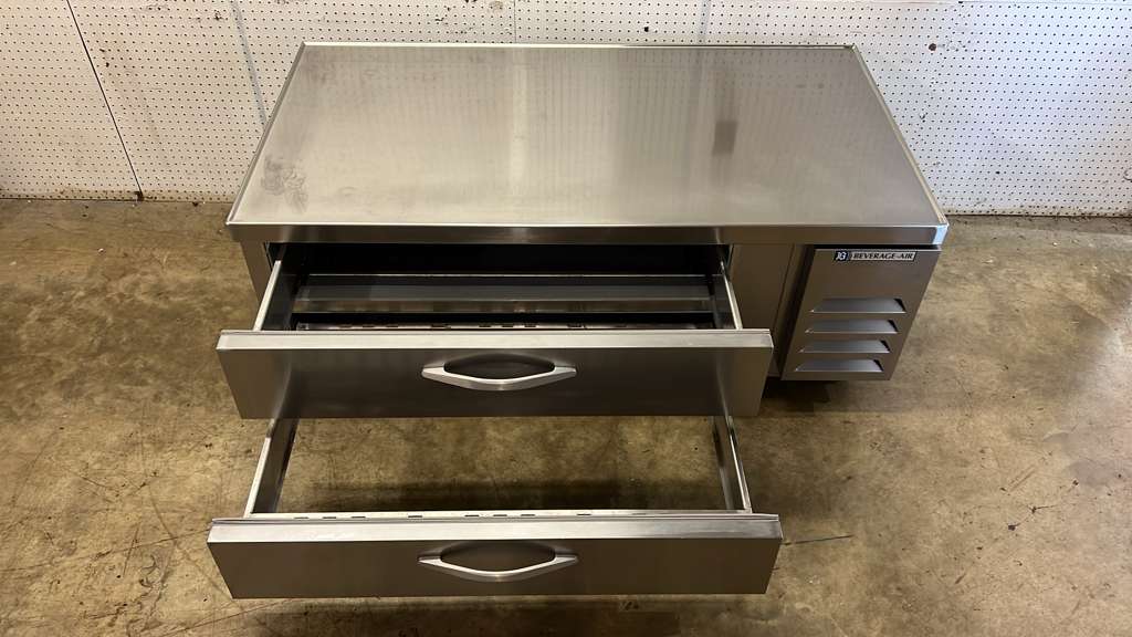 Used 60" Beverage-Air WTRCS60HC 2 Drawer Refrigerated Chef Base - 120V - TH