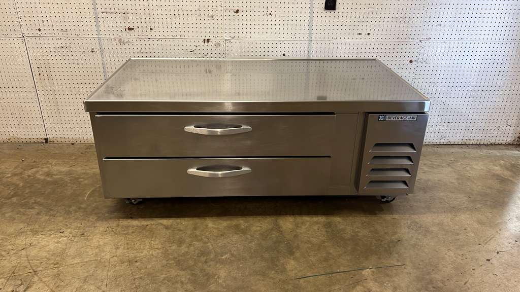 Used 60" Beverage-Air WTRCS60HC 2 Drawer Refrigerated Chef Base - 120V - TH