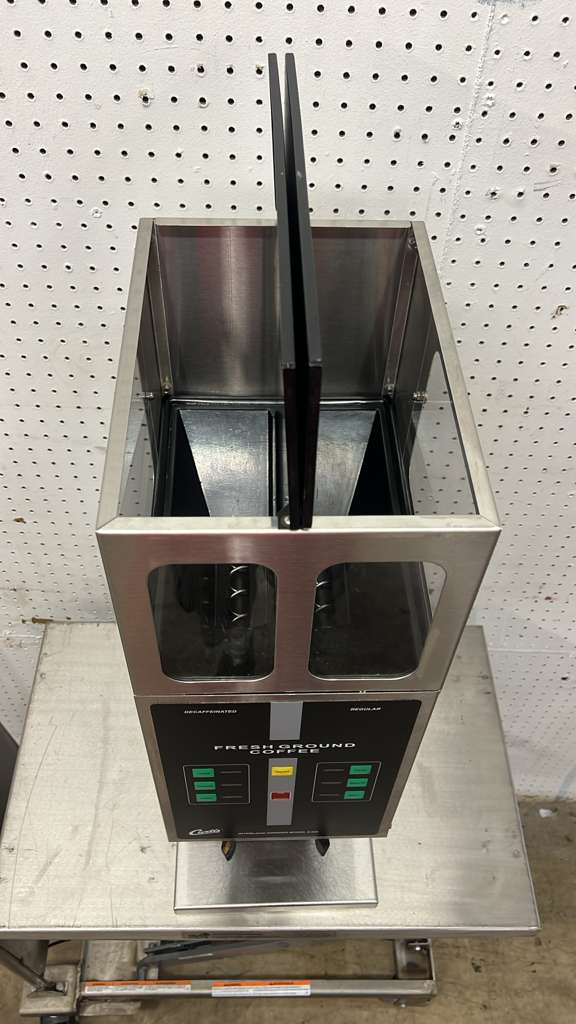 Used Curtis ILGD-10 15 lb. Double Hopper Coffee Grinder - 120V - TH