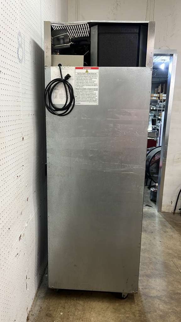 Used 27 1/2" Hoshizaki R1A-FS Stainless Solid Door Reach-In Refrigerator - TH9
