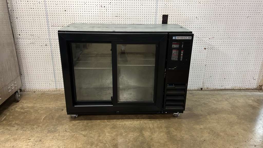 Used 48" Beverage-Air BB48HC-1-GS-B Narrow Sliding Door Refrigerator 120V - TH