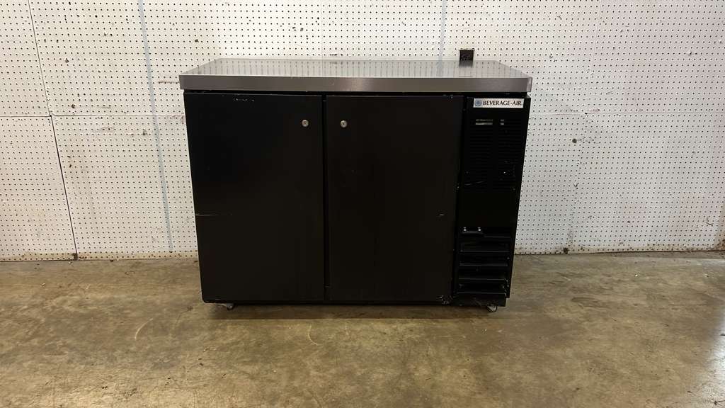 Used 48" Beverage-Air BB48HC-1-GS-B Narrow Sliding Door Refrigerator 120V - TH9