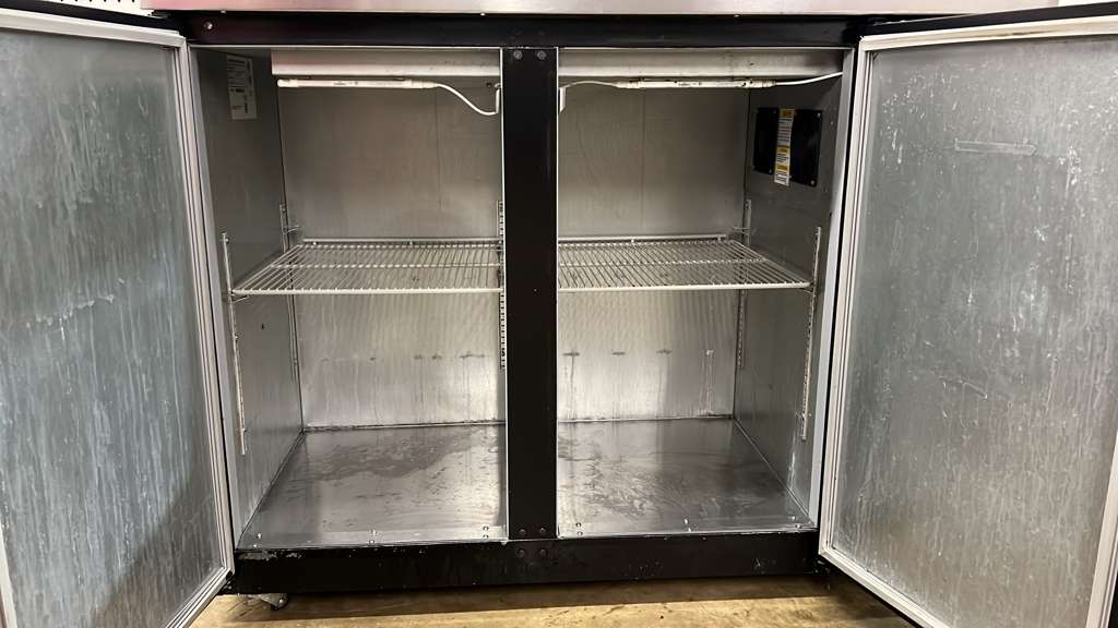 Used 48" Beverage-Air BB48HC-1-GS-B Narrow Sliding Door Refrigerator 120V - TH9
