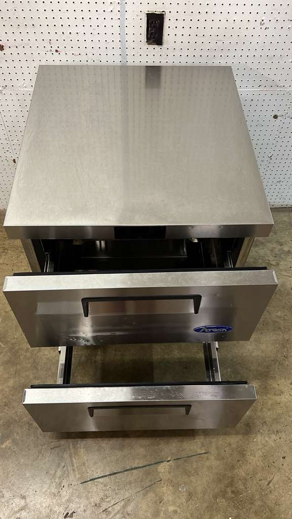 Used Atosa MGF8420GR 27'' Two-Drawer Undercounter Freezer - TH