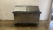 Used 60" Beverage-Air SPE60HC-24M Mega Top Refrigerated Sandwich Prep Table - TH