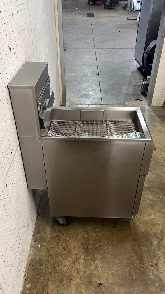 Used Pitco Frialator Stainless Steel Non-Heated Bread and Batter Cabinet Fry Dump Station - GC