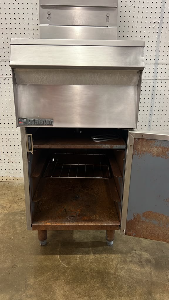 Used Pitco Frialator Stainless Steel Non-Heated Bread and Batter Cabinet Fry Dump Station - GC