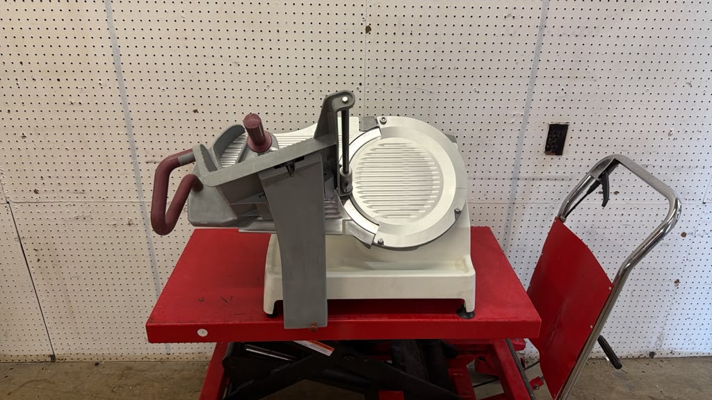 Used 13" Berkel X13A Automatic Gravity Feed Deli Meat Cheese Slicer - 1/2 hp
